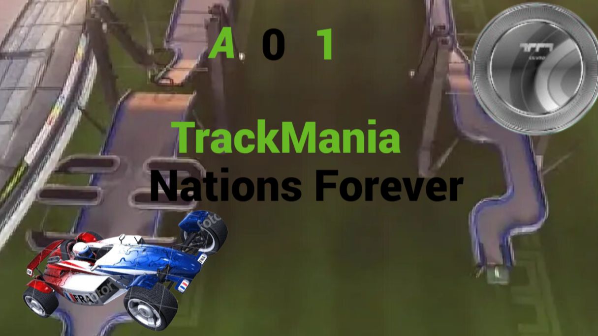 прохожу карту A01 в игре TrackMania Nations Forever