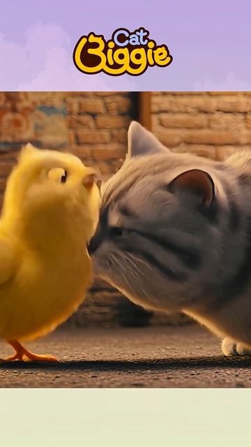 #CAT BIGGIE - КОТИК VS ПТЕНЧИК