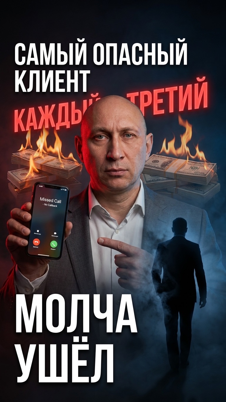 📞 Скрытые потери: куда уходят молчаливые клиенты
