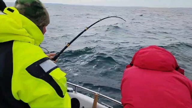 Настоящая морская рыбалка в Баренцевом море. Ловля Палтуса. Отдых и развлечения в Мурманске.