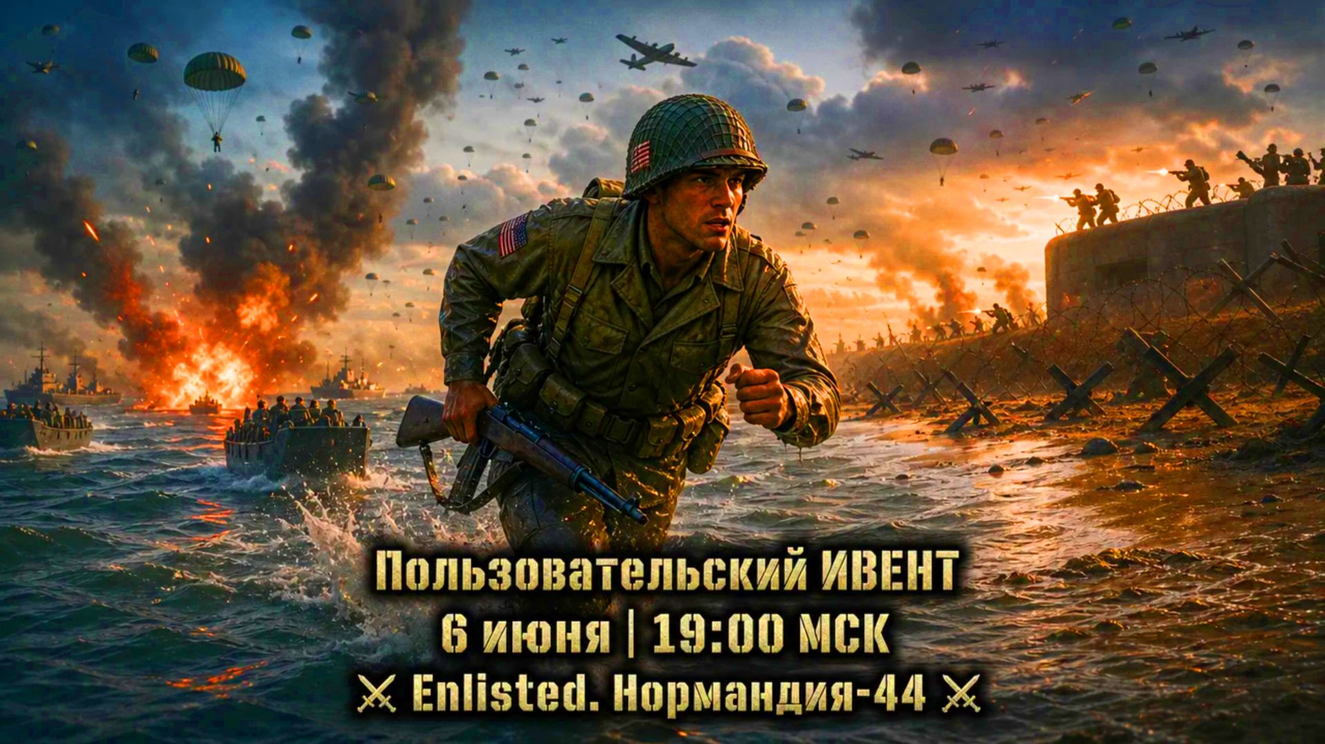 👑 Пользовательский ИВЕНТ к 6 июня в 19:00 МСК! | Enlisted ⚔️