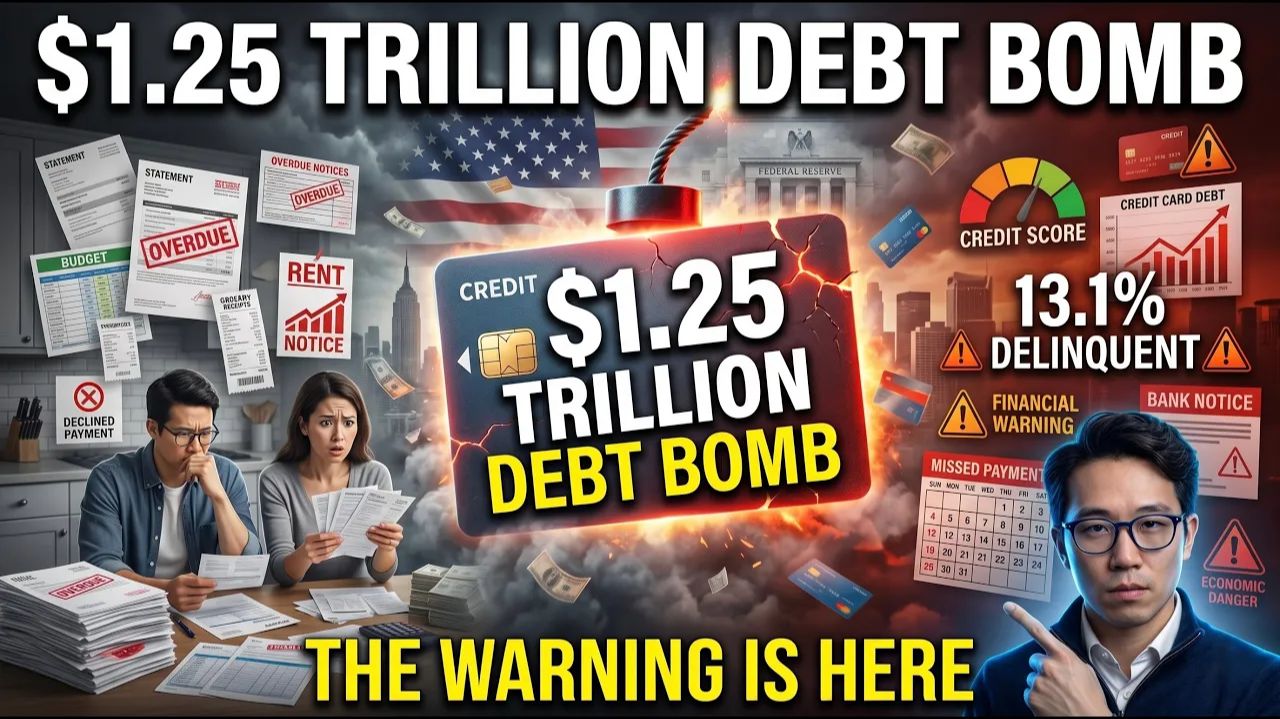 America’s Debt Bomb Just EXPLODED… Credit Card Debt Hit a RECORD $1.25T!
