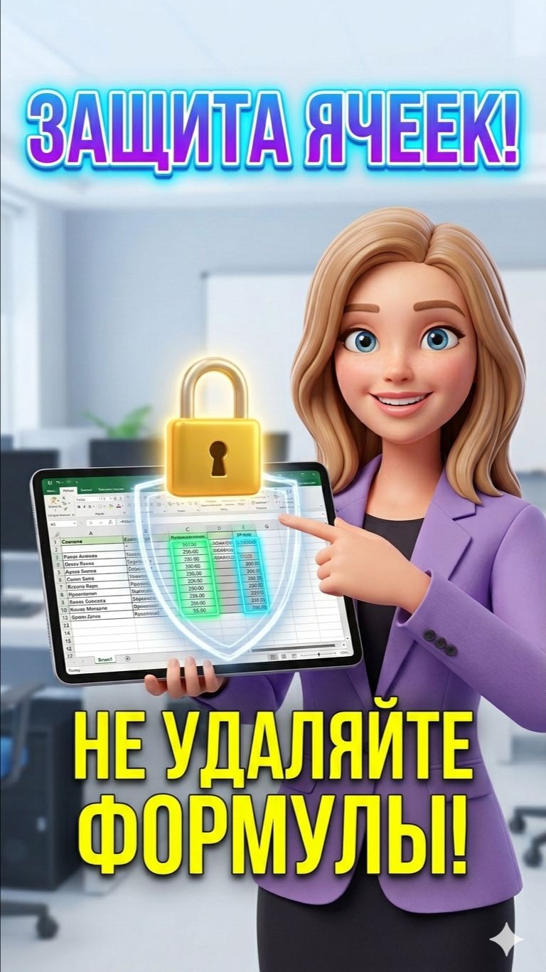 Секрет Excel: как зашить отдельные ячейки