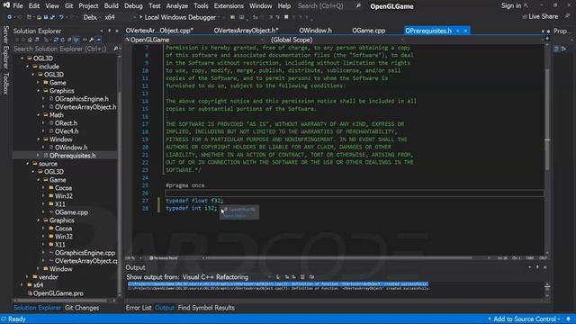 C++ OpenGL 3D Game Tutorial 3 Drawing A Triangle