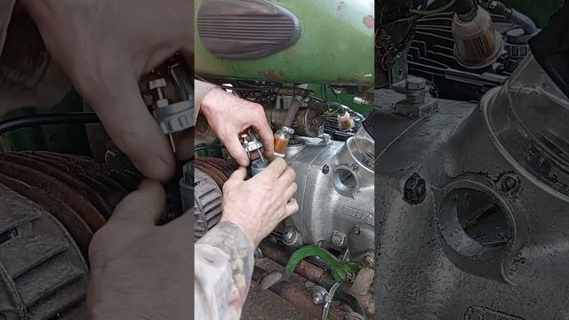 Установка на К750, карбюраторов CJ750.