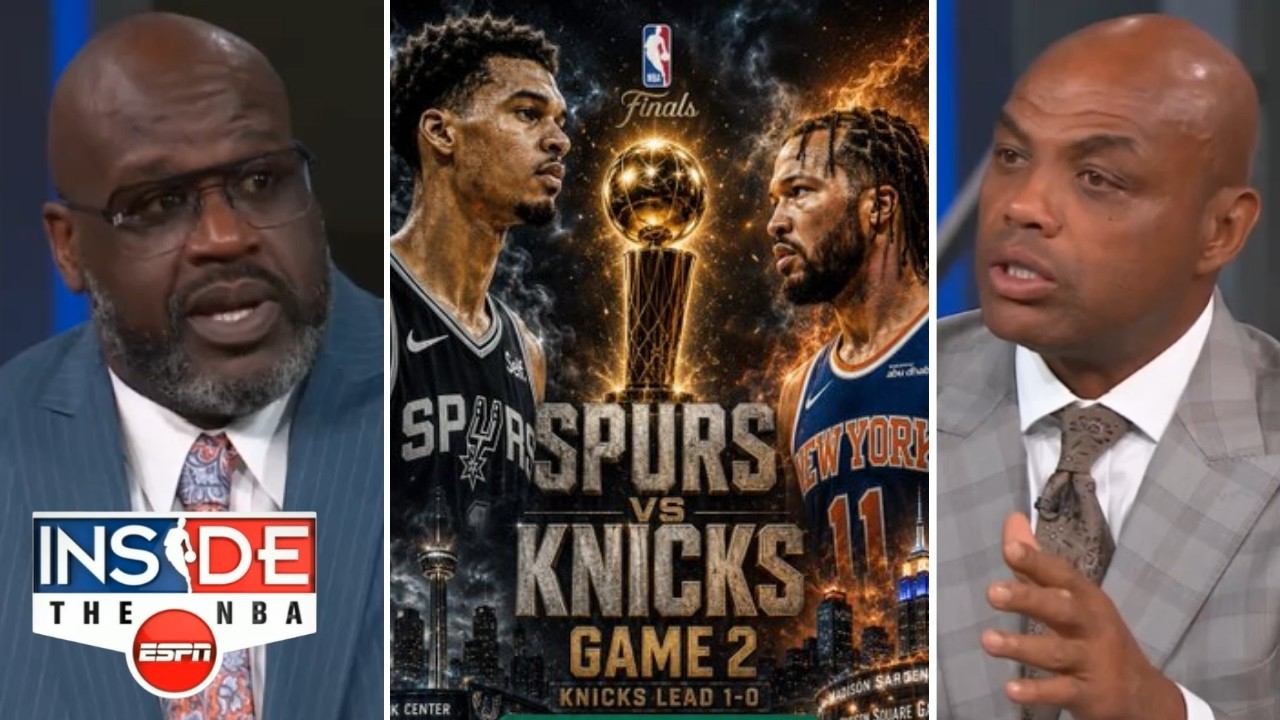 INSIDE The NBA | Wemby Is In Must-win Mode At Home! - Charles & Shaq On Knicks Vs. Spurs In Game 2
