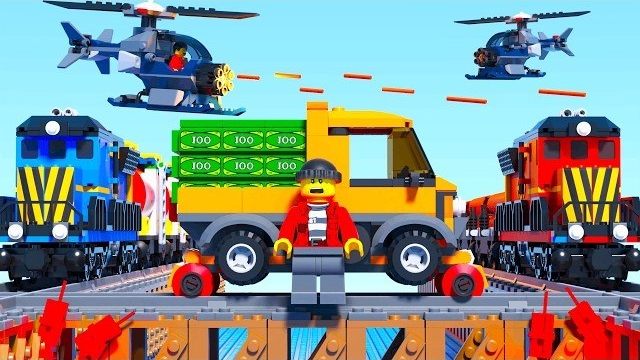 Поездка в полицейской погоне на поезде LEGO Потерпела неудачу