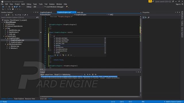 C++ 3D Game Tutorial 2 Creating Graphics Engine
