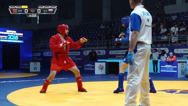 MELIKYAN (ARM) Vs GASANOV (RUS) - EUROPEAN SAMBO CHAMPIONSHIPS 2026
