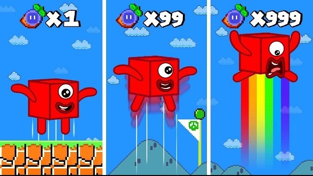 Завершите Узор? Каждое семечко под номером 1 делает ПРЫЖОК ВЫШЕ в игре Mario Maze | Super Mario