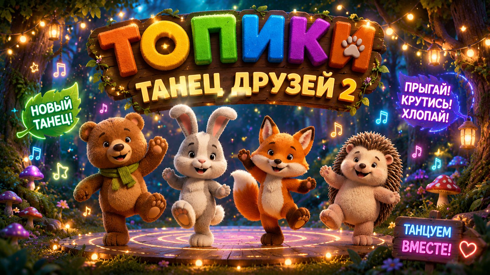 Топики Зажигают! | Танец Друзей | Детская Песня.