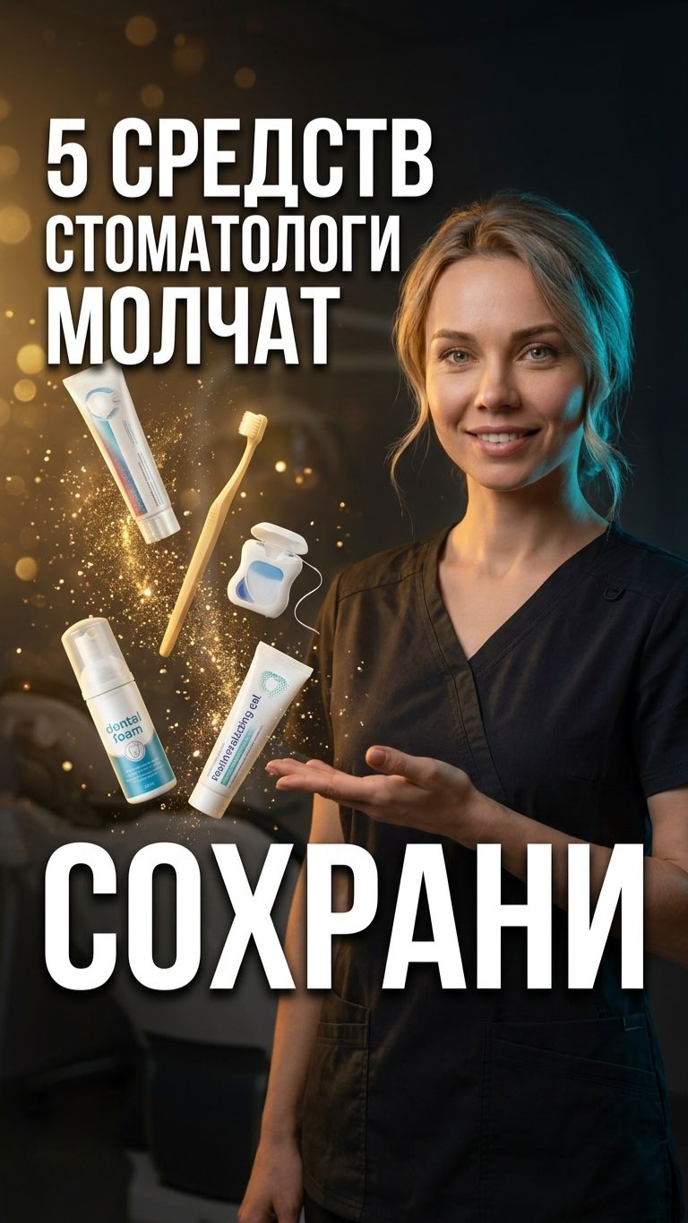 🦷 5 средств для зубов, о которых стоматологи молчат (а зря)