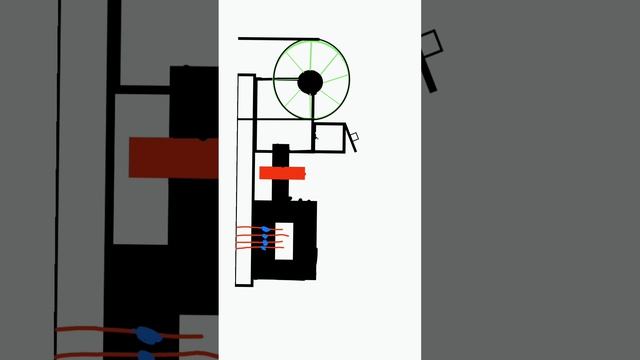 Анимация лапный двигатель ас-62