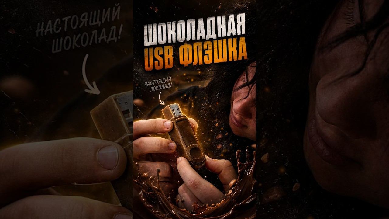 Шоколадная USB флэшка