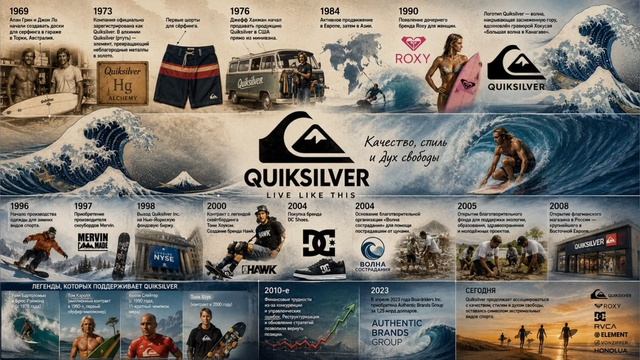 Quiksilver: дух свободы и приключений