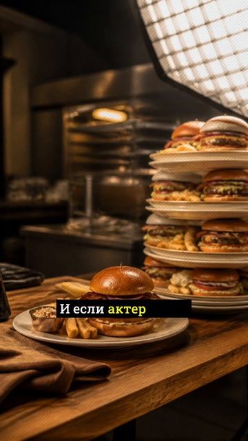 Почему актеры не едят еду