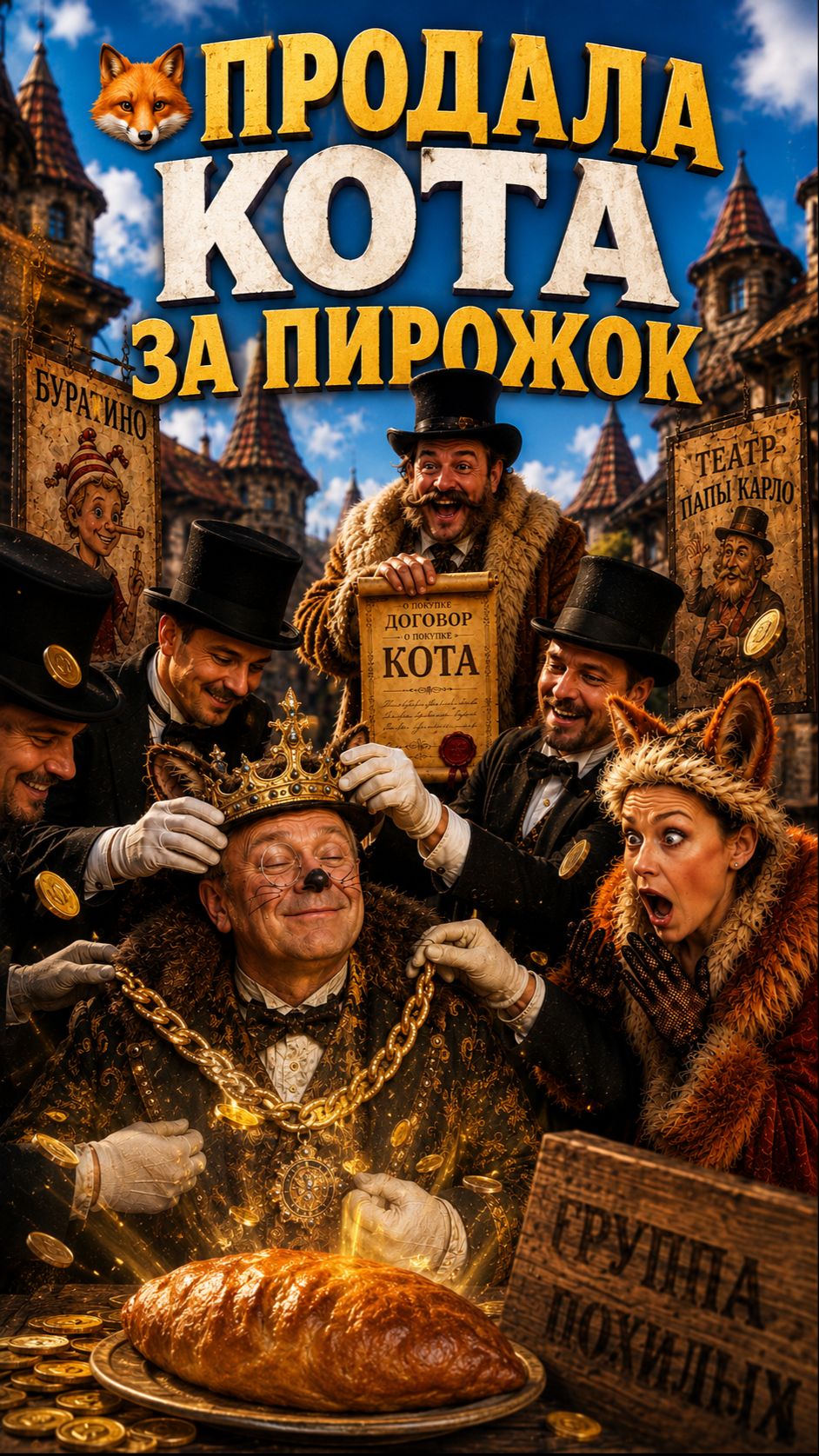 🦊 ПРОДАЛА КОТА ЗА ПИРОЖОК