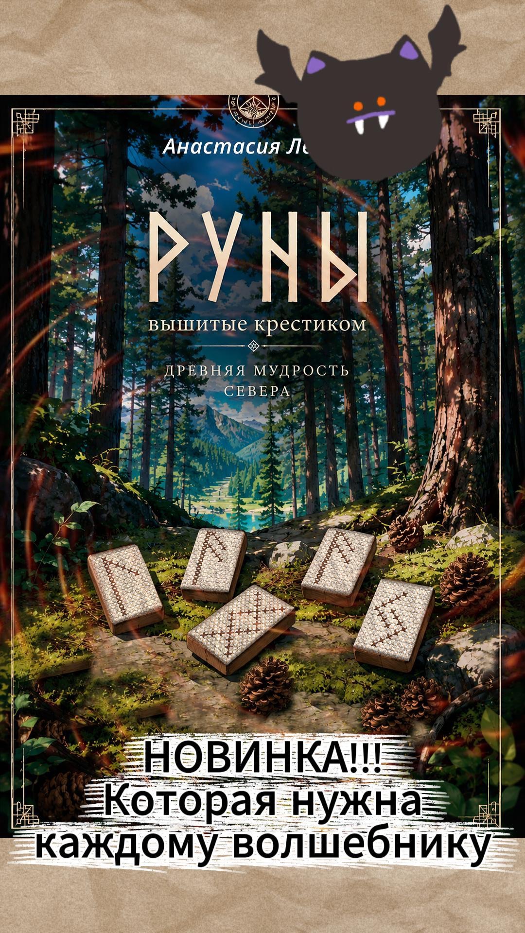 Руны вышитые крестиком. Древняя мудрость севера.