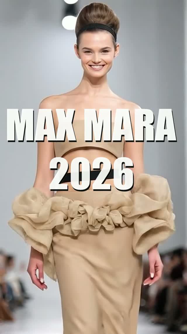 ❤️ MAX MARA весна лето 2026 в Милане | Краткий показ коллекции с авторской песней