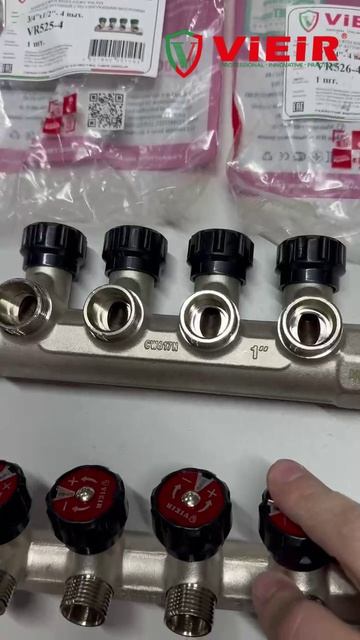 Коллекторы VER-PRO 90° VR525-4 и VR526-4 обновление дизайна