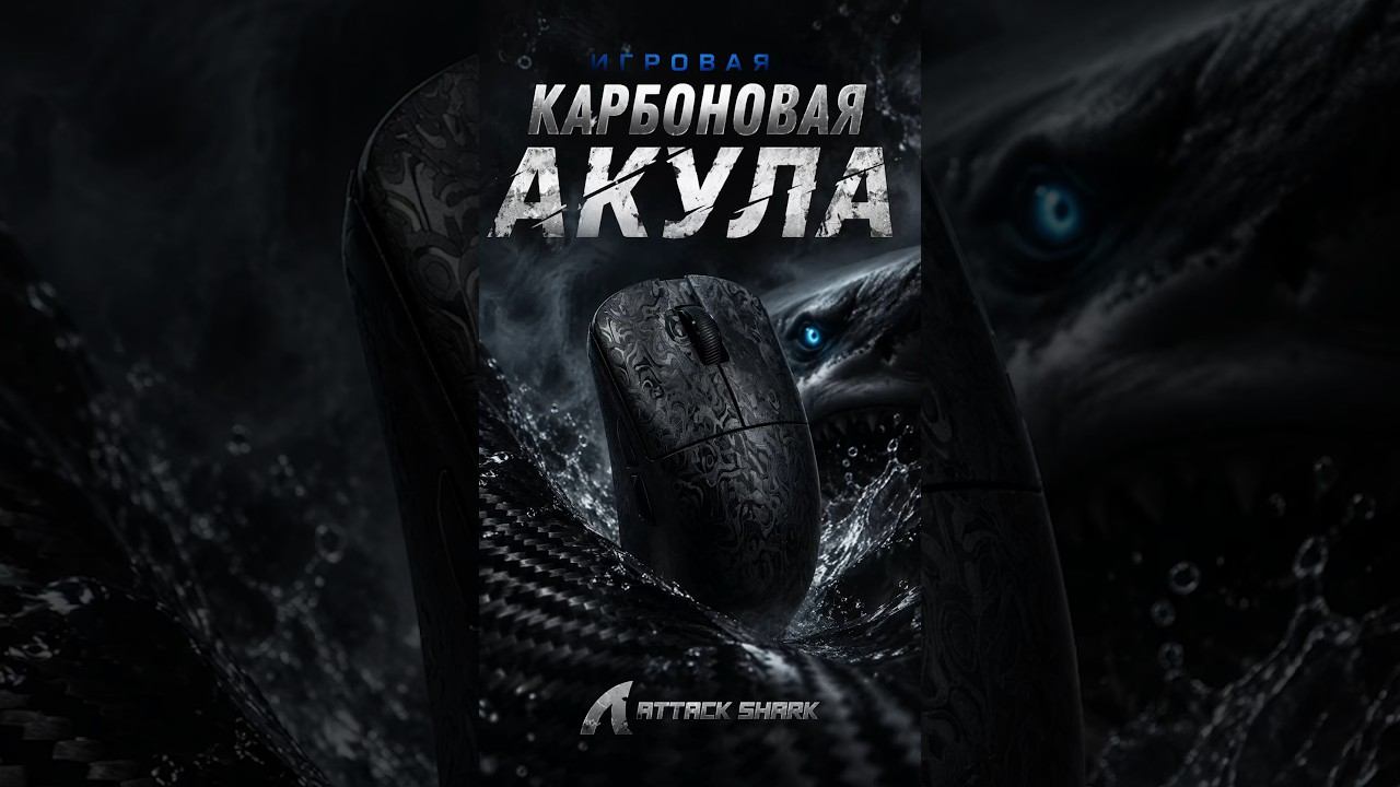 Карбоновая Акула R11 Ultra — мышь, которая ощущается в руке