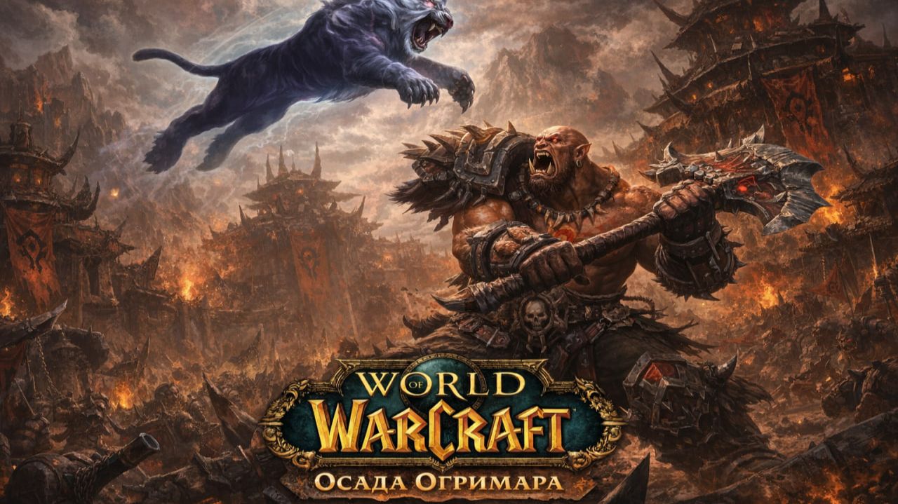 Логово Куращупа представляет: World Of Warcraft - Туманы Пандарии, рейд Осада Огримара. С ХМами.