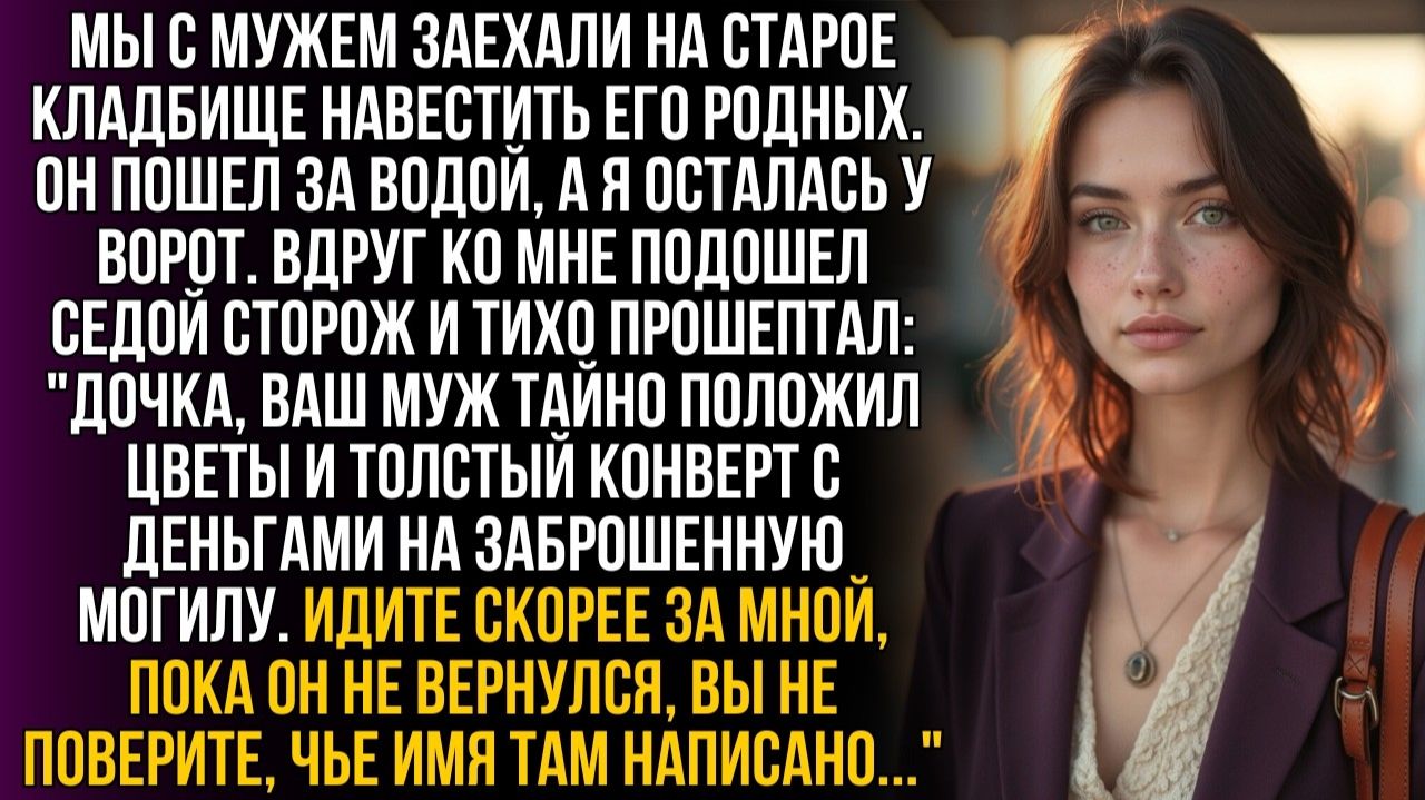 Сторож шепнул: Муж тайно несет деньги на могилу | Истории из жизни | Женские истории | Аудиорассказ