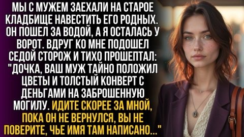 Сторож шепнул: Муж тайно несет деньги на могилу | Истории из жизни | Женские истории | Аудиорассказ