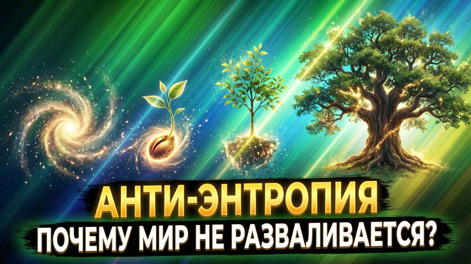 Энтропия разрушает всё. Но почему тогда мир не разваливается?