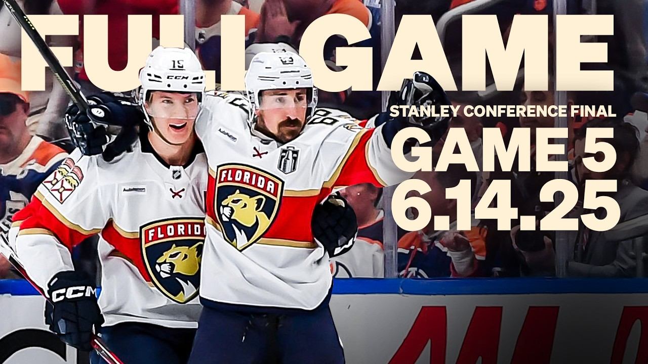 FULL GAME | Panthers At Oilers Stanley Cup Final Game 5 | 6.14.25