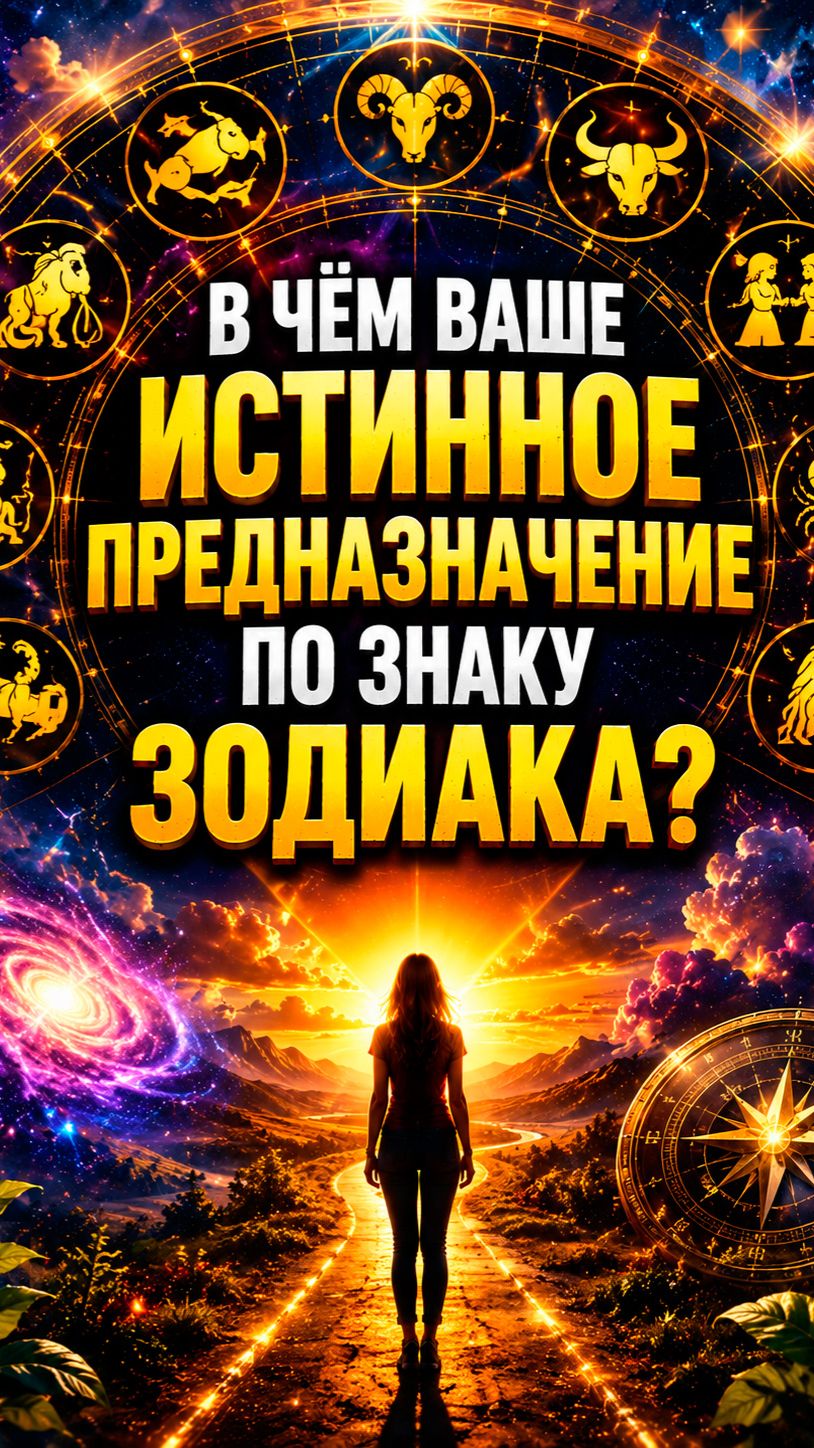 😱 В чём ваше истинное предназначение по знаку Зодиака?