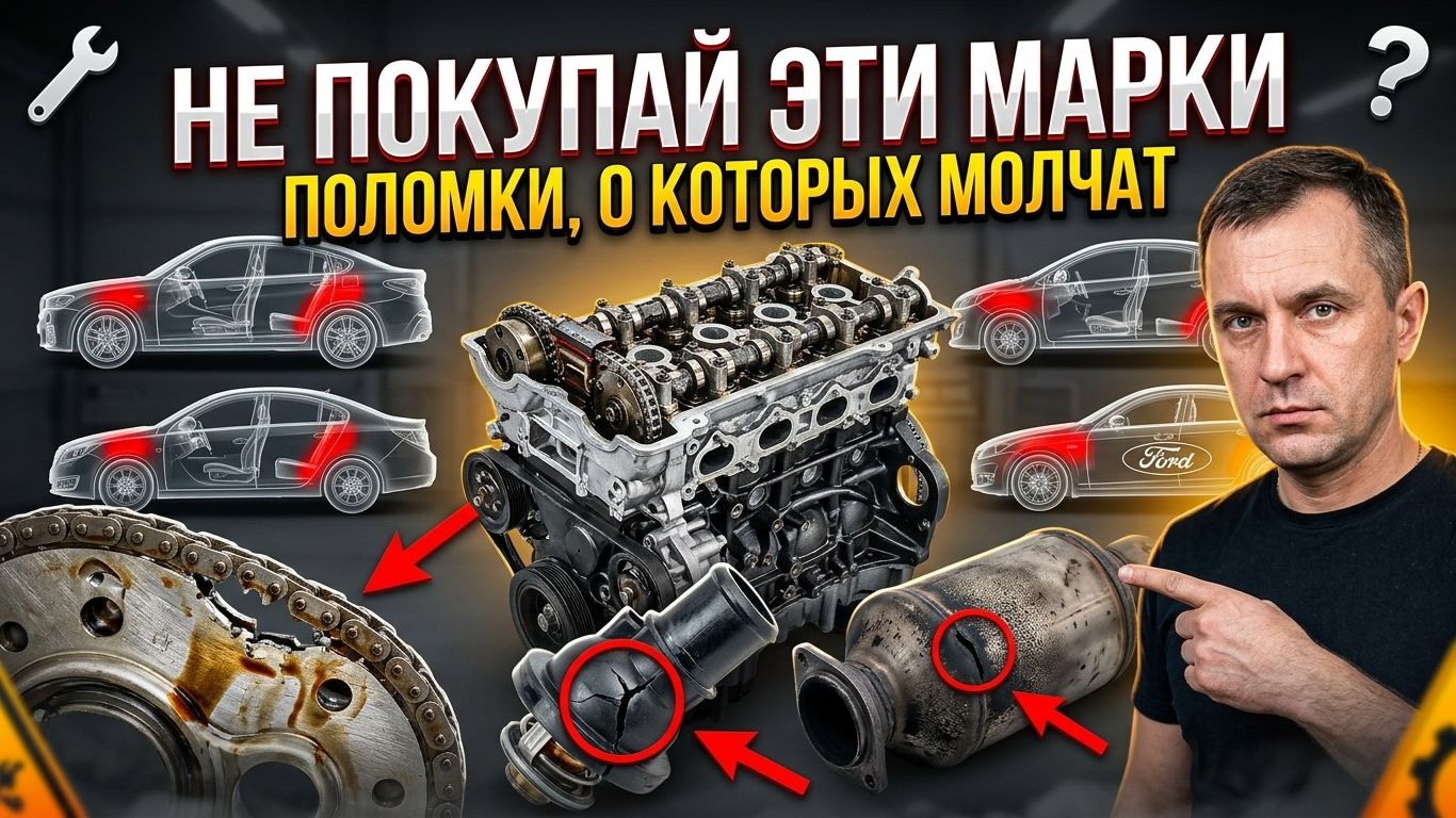 Частые поломки BMW, Toyota, Рено: антирейтинг надежности 2026