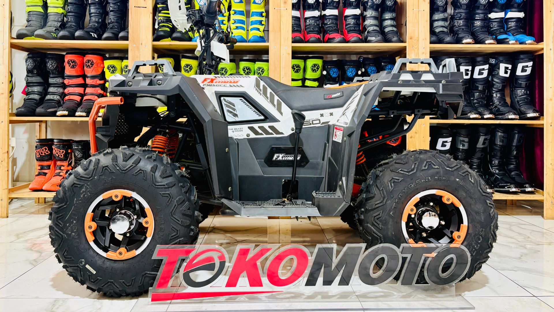 Комплект для сборки FX MOTO ATV SS150-1 (бело-оранжевый)