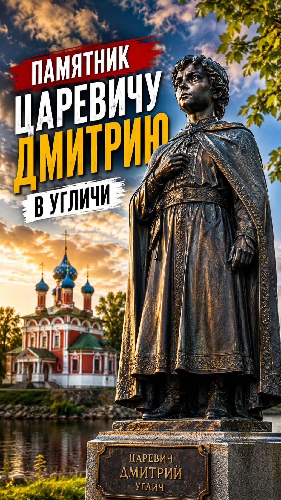 Памятник царевичу Дмитрию в Угличе