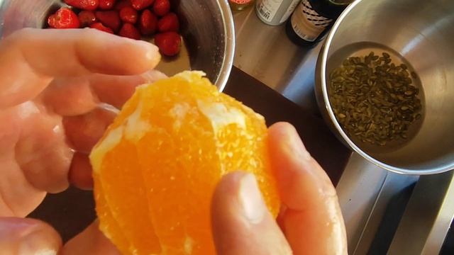 Готовлю в медитации - масала чай + фруктовый салат