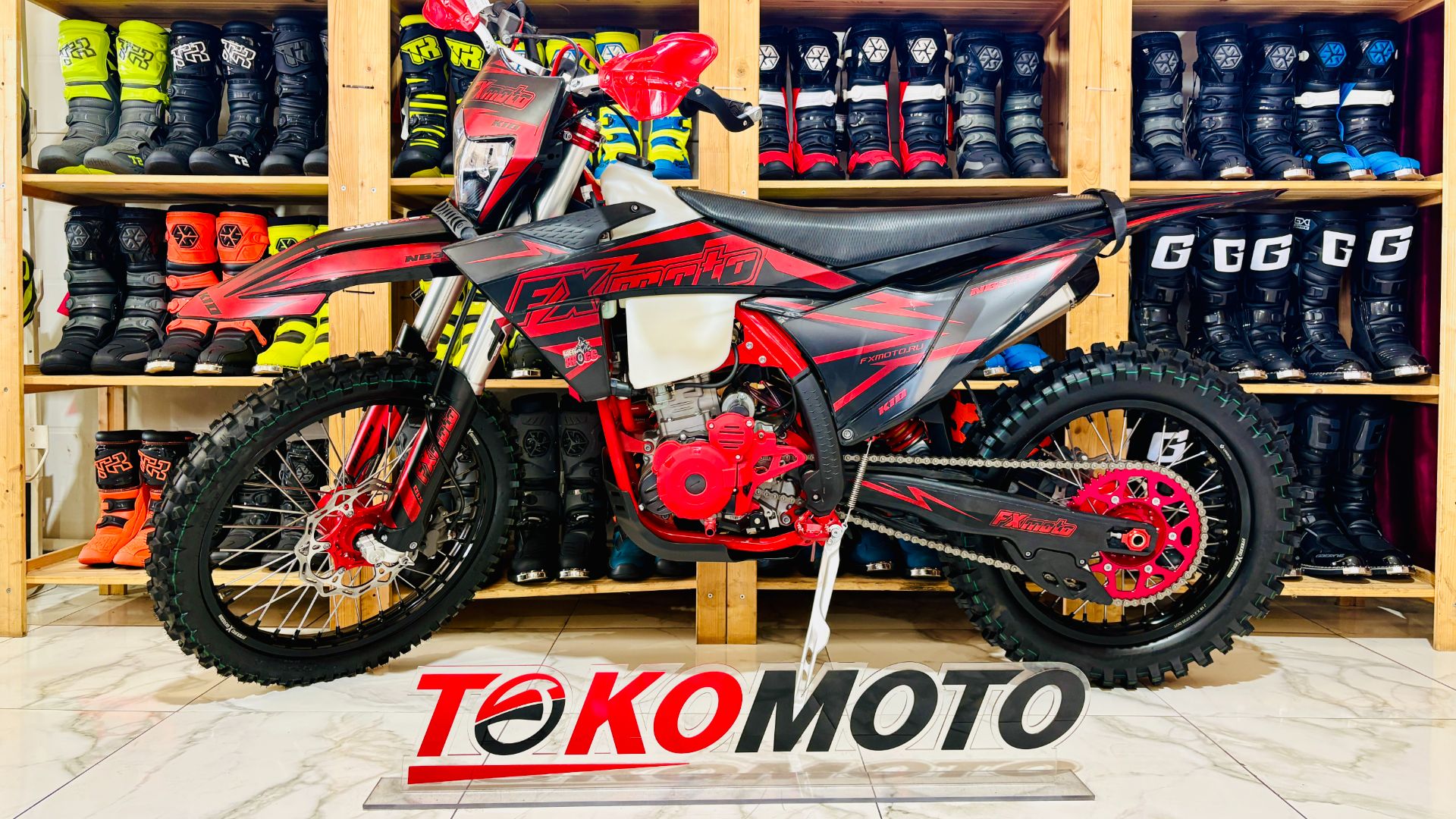 Мотоцикл эндуро FX MOTO K10 NB300 (красный)