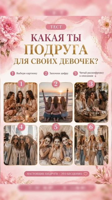 Какая ты подруга ?