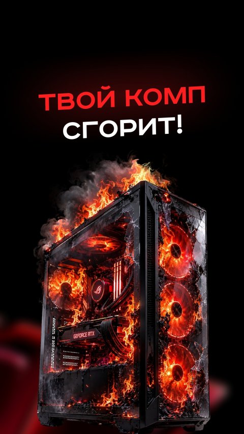Твой комп сгорит! #пк #сборкапк #игры #видеоигры #гейминг #пкигры #intel #amd #nvidia