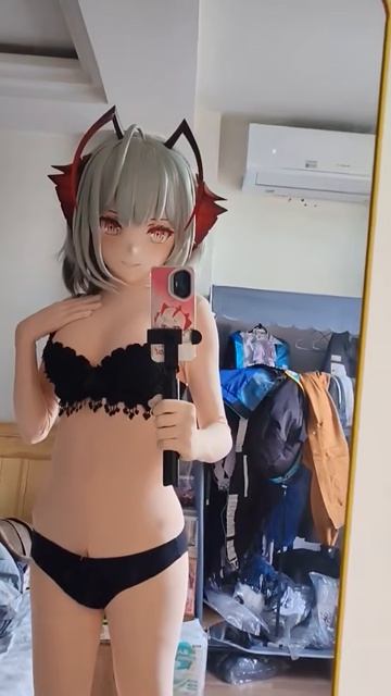 Wišadel Lingerie Kigurumi Doll. #cosplay #kigurumi #arknights
