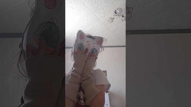говорю отличие между моими новыми масками и старыми по текстуре и по прочности