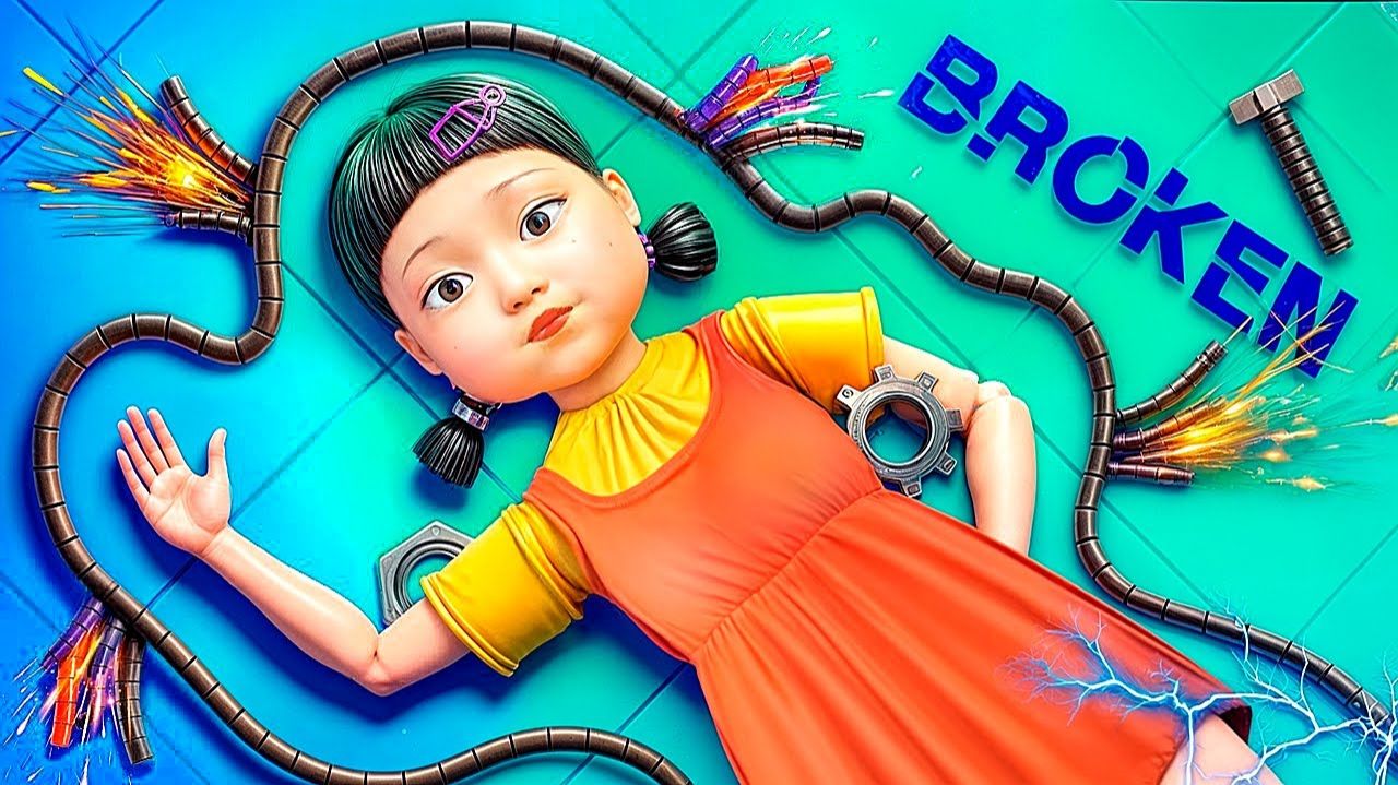 Супергерои в Игре в Кальмара! Кто Сломал Куклу из Игры в Кальмара#