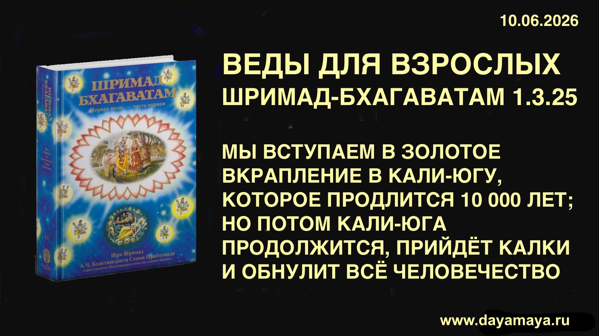 Веды для взрослых. Шримад-бхагаватам 1.3.25