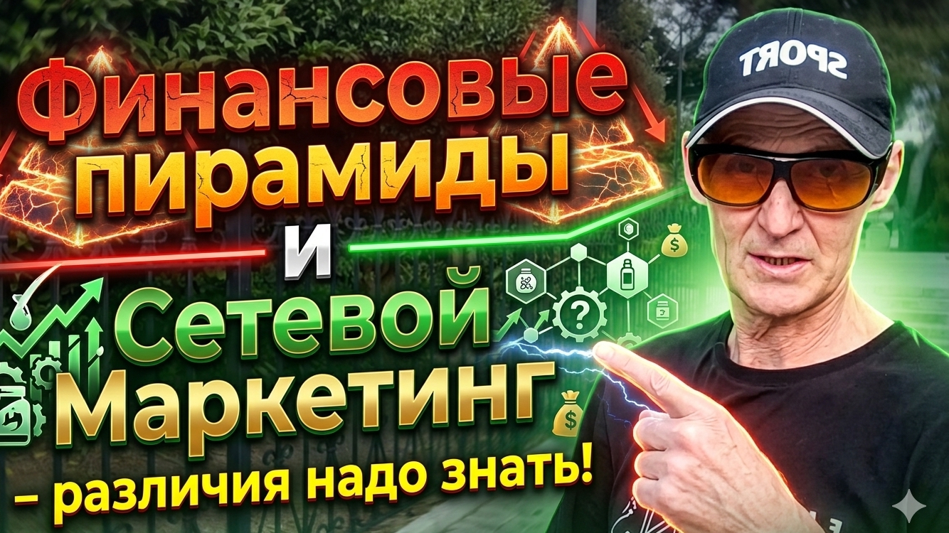 Сетевой бизнес и Финансовые пирамиды / различия надо знать!