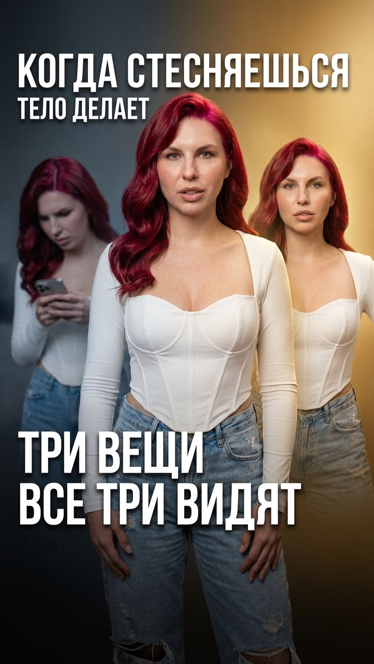 Тело выдаёт стеснение раньше слов. 3 признака, которые портят статус
