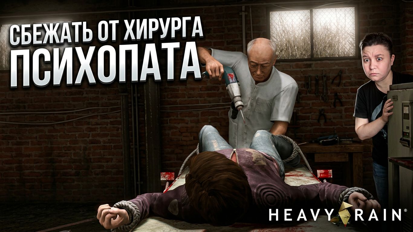 Heavy Rain прохождение - спасение от психопата хирурга!