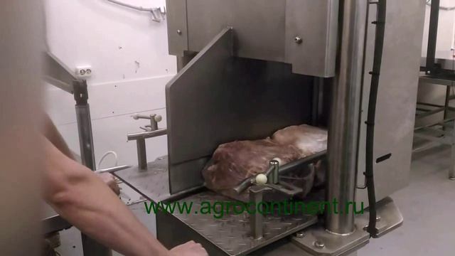 Рубка блоков жира, гильотина