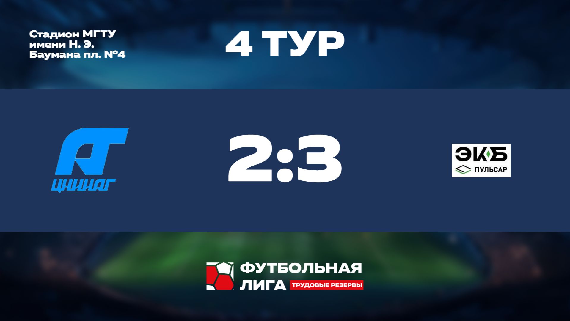 Обзор | 4 тур | ЦНИИАГ - НПП Пульсар | Сатурн