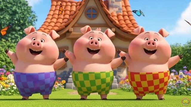 Хрю-хрю-хрю! ｜ Танцующие поросята ｜ Весёлая песенка для малышей