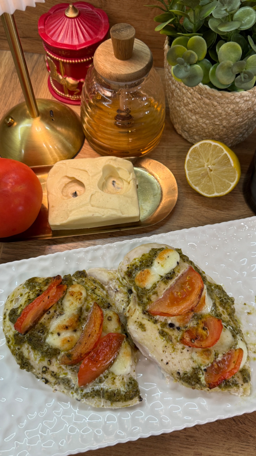Курица по-итальянски с песто