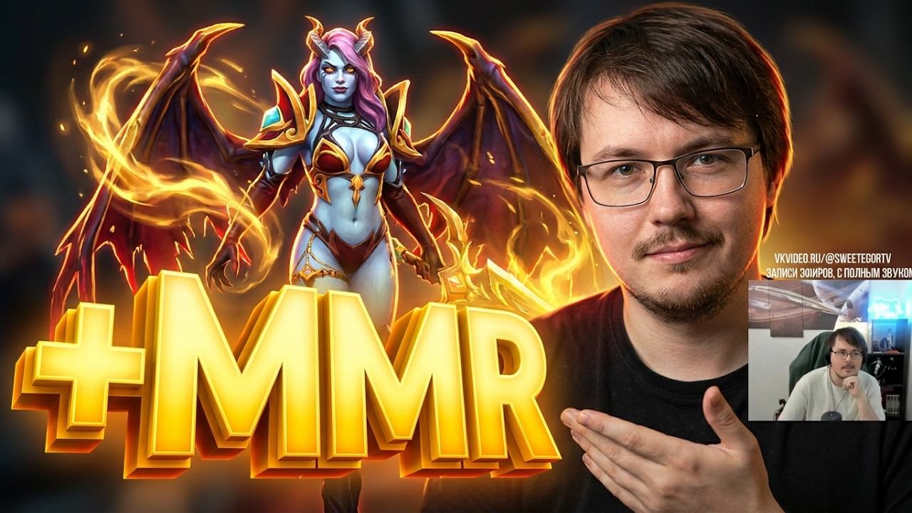 Dota 2! Queen Of Pain! Мощно поднимаю ММР! ⭐ Подпишись! ⭐